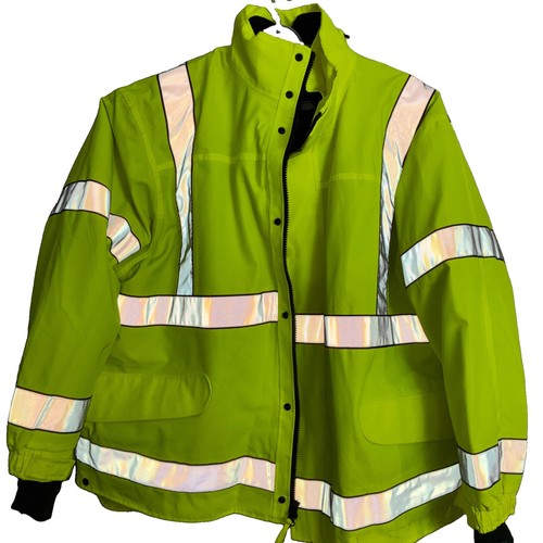 Vis jacket safety green - hi,